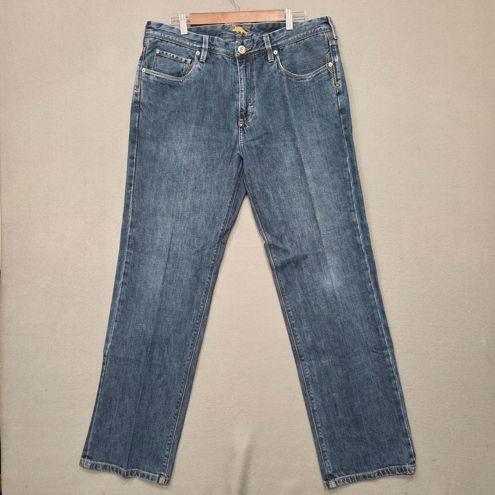 Tommy Bahama Men's Blue Denim Jeans Size 36x30‎ Actual 36x31.5